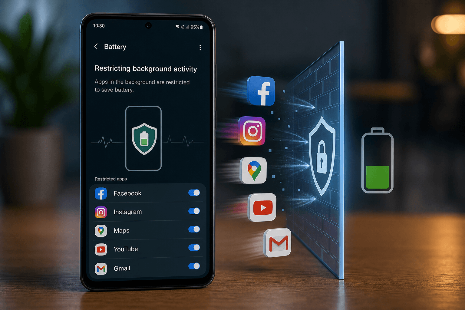 Restricting Background Activity in Mobile